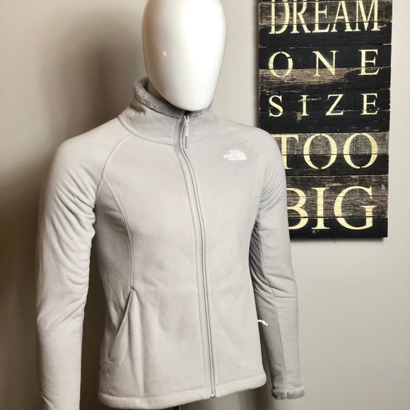 The North Face Gray Zip-Up Fleece Small S - Picture 2 of 7
